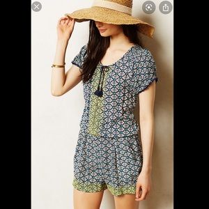 Anthropologie Lilka Long Weekend Romper